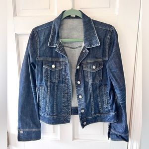 J crew dark denim jacket